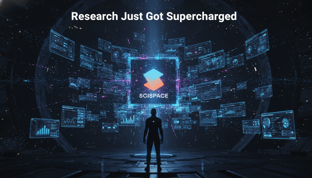 AI_GuruX's tweet image. @scispace just went MEGA MODE.

If you touch research even once a month… this update is basically a cheat code.

Let’s get into it ➡️  scispace.com/?via=aiguru