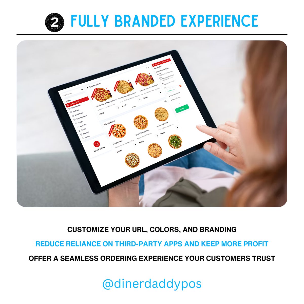 dinerdaddypos's tweet image. 👋 Meet DOLO: Your branded ordering hub. 

Customize your URL &amp;amp; colors while syncing orders instantly to your POS. Stop losing money to third-party fees and keep your profits. 

Seamless. Branded. Profitable. 🚀

#DinerDaddy #POS #POSSystem