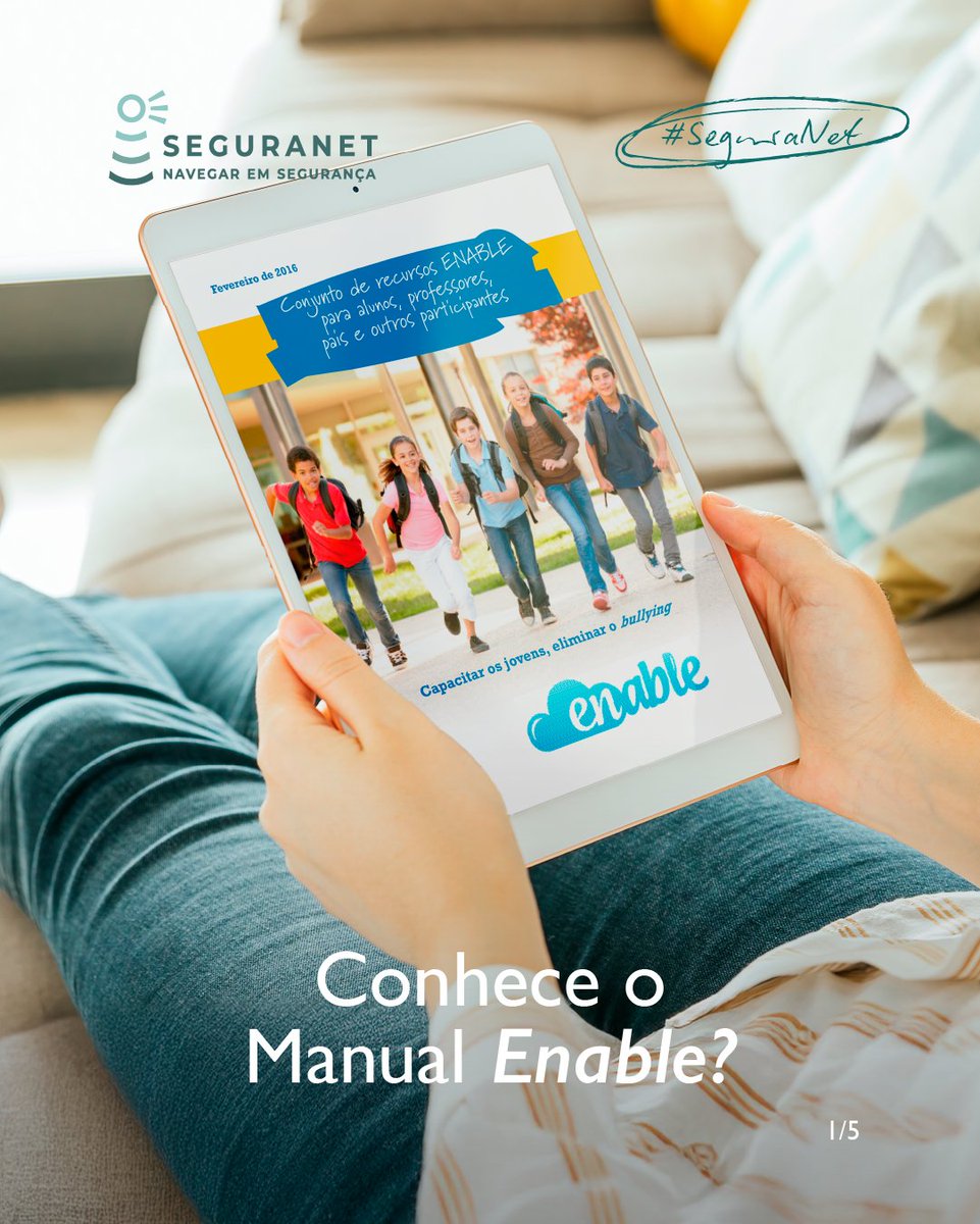 SeguraNet's tweet image. 📘 Manual ENABLE – Prevenção e Combate ao Bullying.

Conjunto de atividades, estratégias e recursos dirigidos a alunos, professores e famílias, para prevenir e reduzir situações de bullying.

Consulte o manuel completo em 🔗 seguranet.pt/sites/default/…

#SeguraNet #ENABLE #Manual