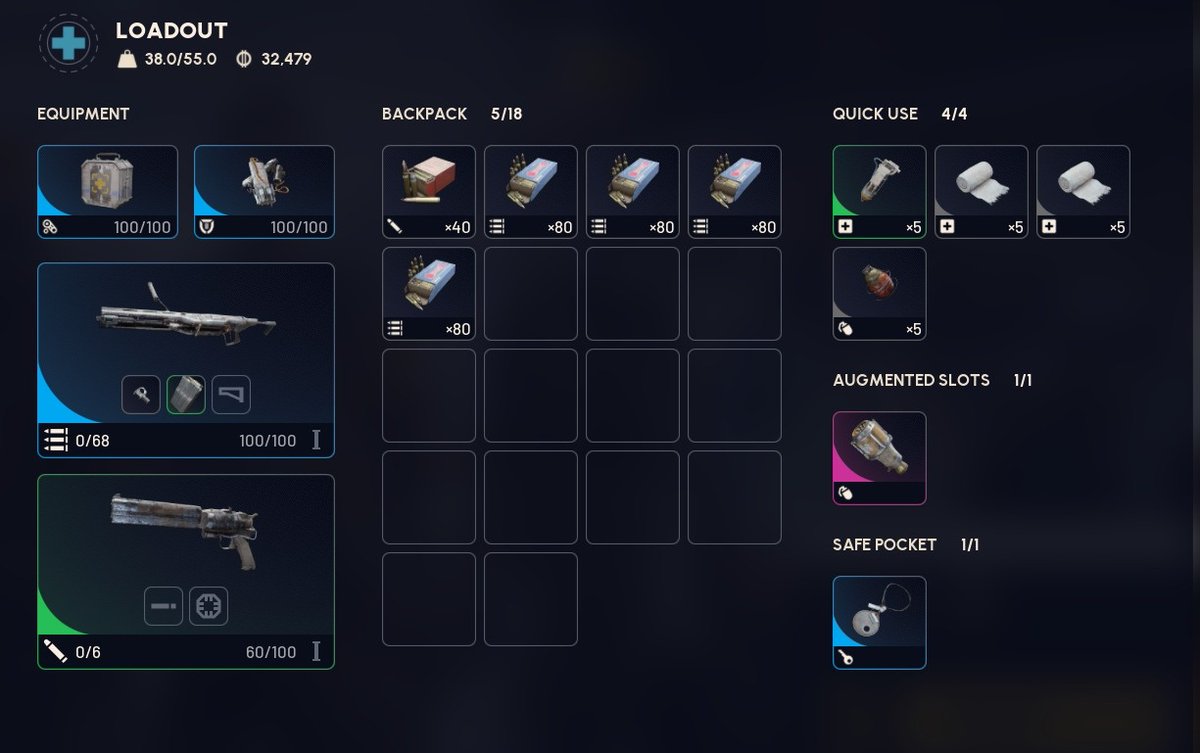 carlvito_gaming's tweet image. Lost this pretty nifty loadout tonight. Still kinda salty about it. I&apos;ve done a lot of free kit runs, most the time its usually greens if I do bring anything in. @ARCRaidersGame #ArcRaiders #Extraction #Speranza #Loadout