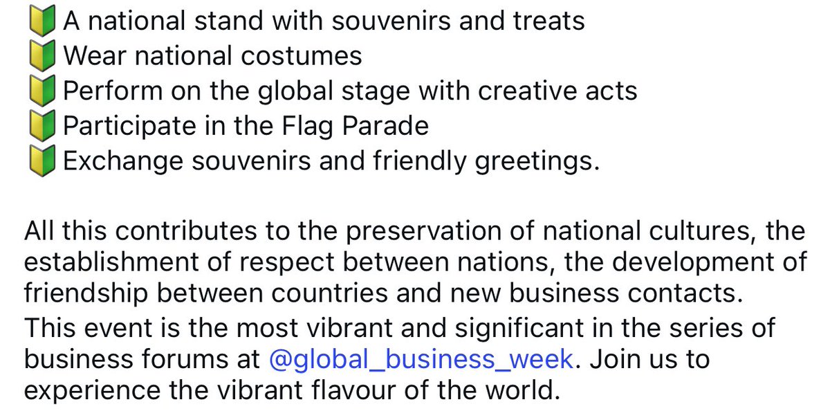 Eurowoman_FORUM's tweet image. As part of GLOBAL BUSINESS WEEK, the main cultural event of the year takes place annually - GLOBAL COUNTRY DAY, where all national delegations prepare:

Register for GLOBAL BUSINESS WEEK: 📞 +44-744-218-77-04

#WWC #WorldWomanClub #ClubOfSuccessfulWomen