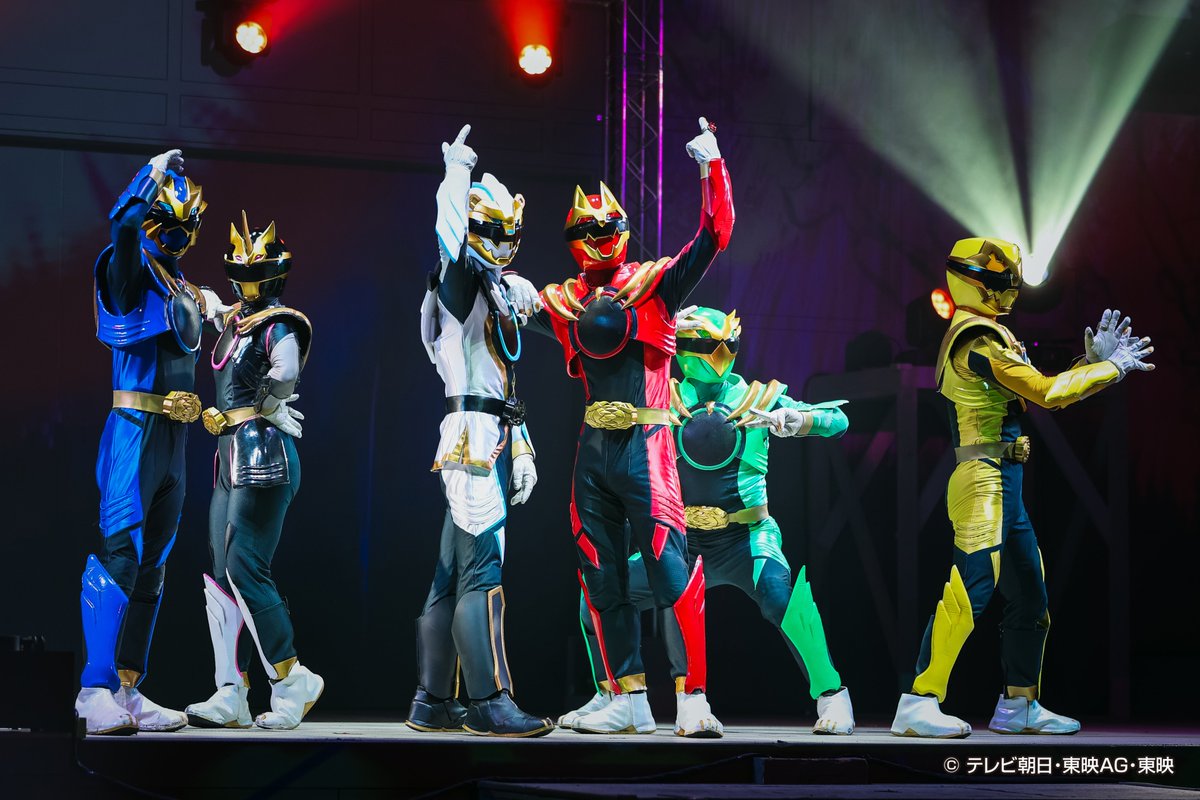 Gロッソ『ナンバーワン戦隊ゴジュウジャーショー』素顔の戦士特別公演💍
“吠”冬野心央が宣言「圧巻のショーをお約束します」🐺
6人が熱いバトル‼️
oricon.co.jp/news/2421570/f…

#ゴジュウジャーショー #Gロッソ <a href="/fuyuno_mio/">冬野心央</a> <a href="/hide_szk7/">鈴木 秀脩(スズキ ヒデハル)</a> <a href="/kanda_masakazu/">神田聖司(カンダ マサカズ)</a> <a href="/matsumotojin02/">松本仁</a>