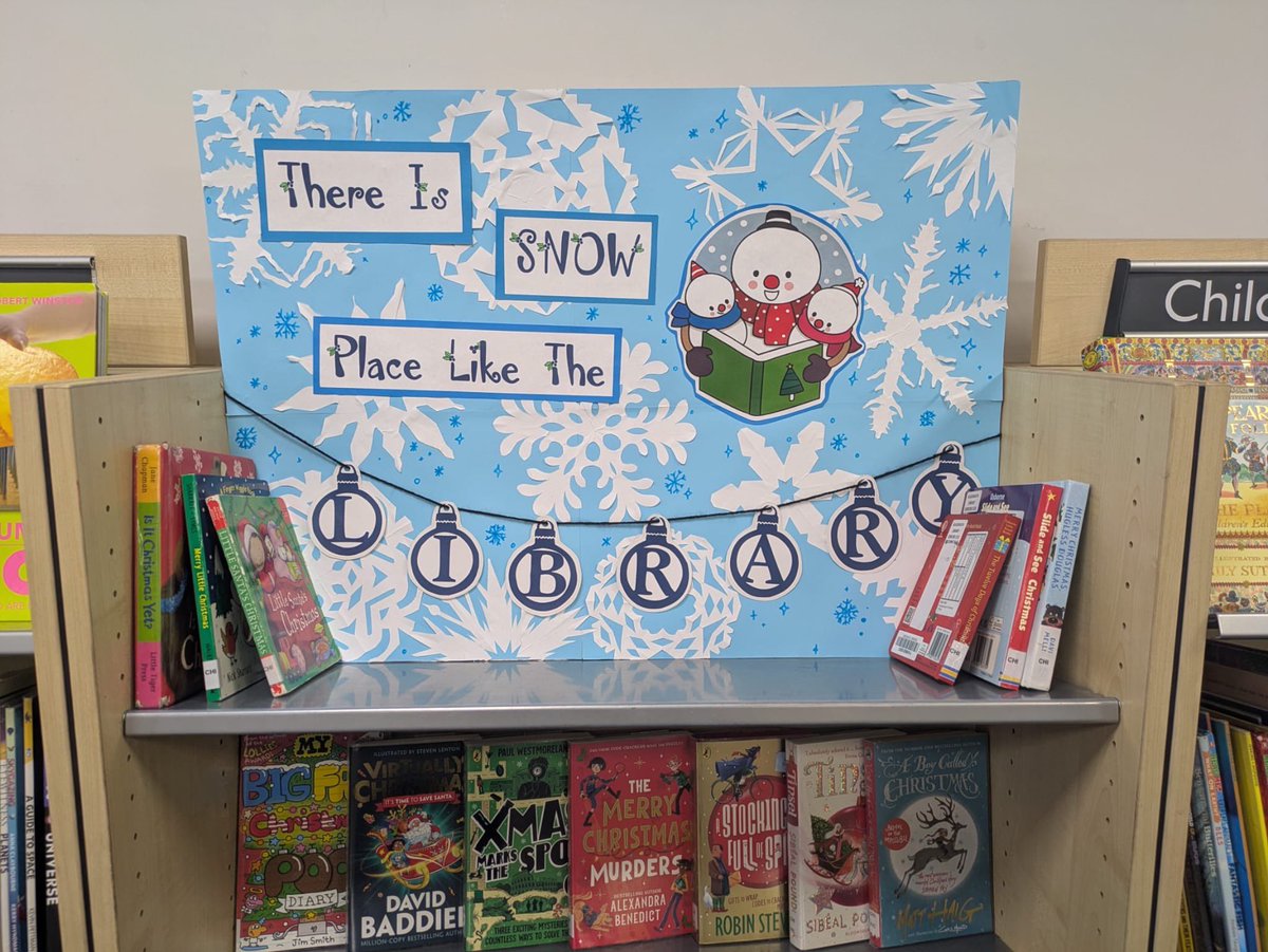 BlackheathLib's tweet image. To ring in December, we have some festive themed displays at #BlackheathLibrary with lots of cozy, wintery books! Check out a chilling mystery or a heartwarming Christmas romance to read over the holidays! 📚 @GreenwichLibs @Royal_Greenwich @Better_UK #LoveYourLibrary