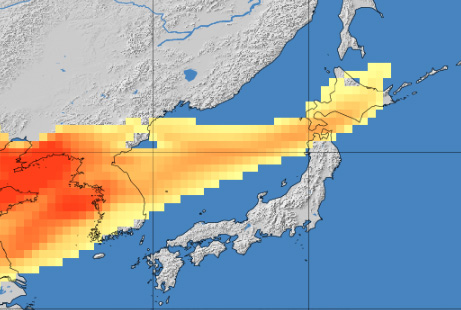 sapporolife2021's tweet image. 日曜は黄砂くる⁉️
11月に北海道へ黄砂が来るのはまれで前回は20年以上前😷
＜気象庁 11/30 15:00予想＞
#北海道