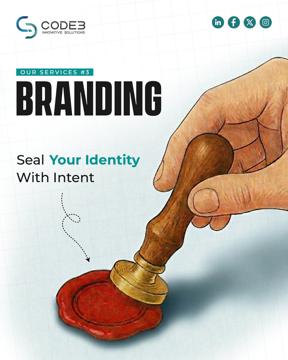 code3is's tweet image. Branding isn’t just a logo. It’s the mark that tells people who you are and why you matter.

#Branding #webdevelpment #code3is