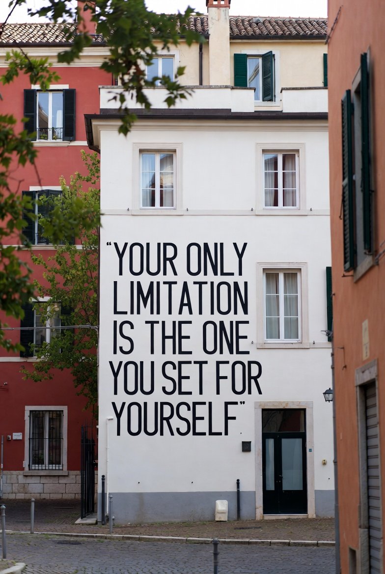 Most limitations don't exist in the world, they exist in our thinking. 
The moment you challenge your own beliefs, life expands. 

Your mindset builds your destiny.