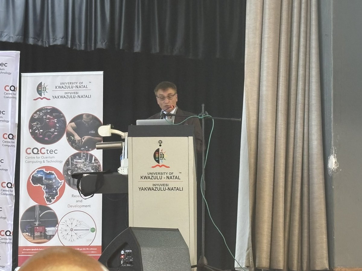 The Deputy Minister <a href="/dstigovza/">DEPARTMENT OF SCIENCE,TECHNOLOGY & INNOVATION</a> Dr Nomalungelo Gina today officially unveiled <a href="/UKZN/">University of KwaZulu-Natal</a> Centre for Quantum Computing and Technology at an event hosted at the university’s Westville campus.

Jointly funded by the DSTI and UKZN, the centre was established in June 2025 as a hub for