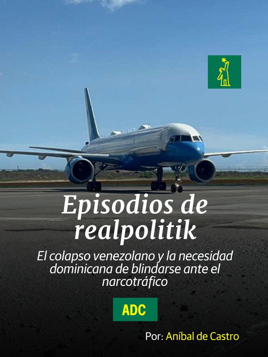 DiarioLibre's tweet image. 🖋 | #ADC | Permitir el uso de infraestructura aérea dominicana para operaciones de apoyo logístico de Estados Unidos en la lucha contra el narcotráfico en el Caribe no puede analizarse en un vacío

🔗 ow.ly/z8Kx50XyTpX 
 
#DiarioLibre #PeriódicoLíder