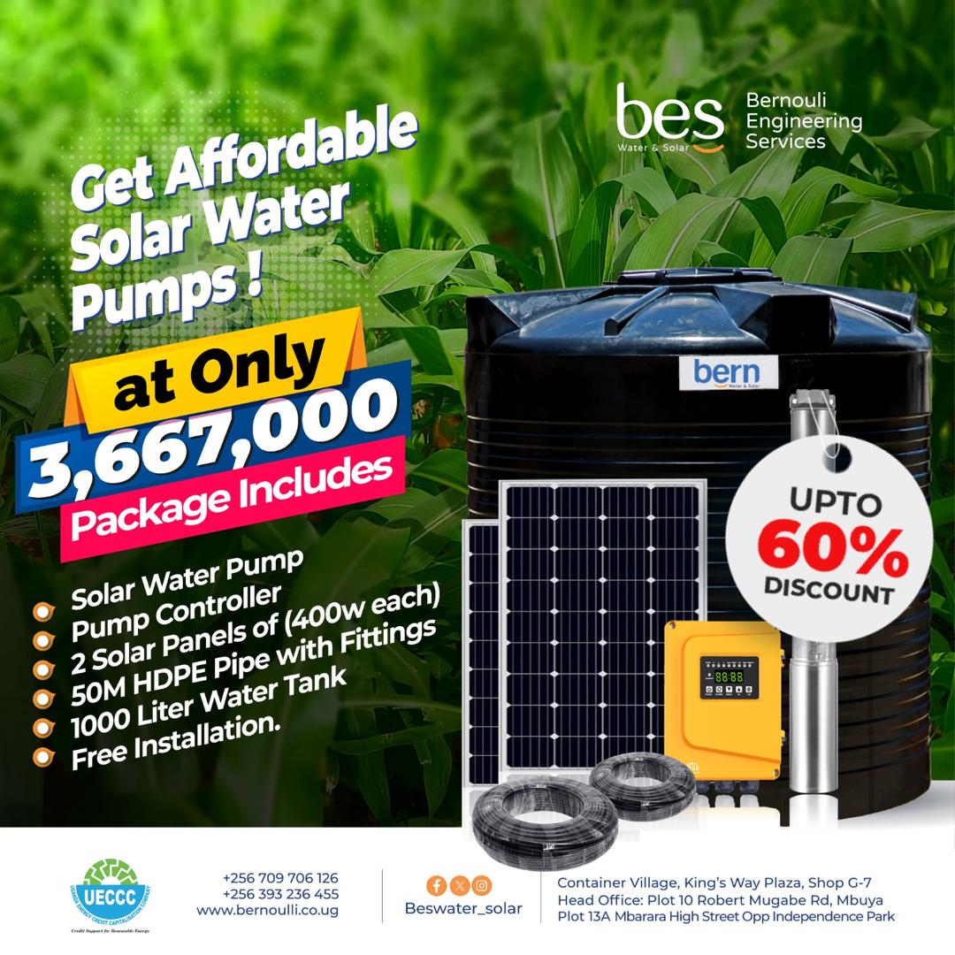 Best-value Solar Water Pump Package in town running 100% on sunshine and saving you money every single day. Let’s get you sorted ku beeyi layisi!!! #gosolartoday ☀️#SolarDeals #GreenEnergy #WaterIsLife #SolarWaterPump #SustainableLiving #SaveMoney