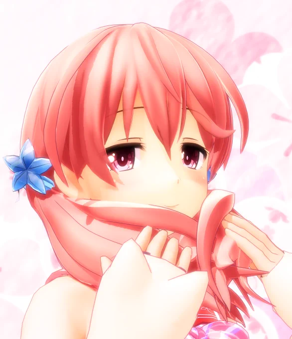 ふちゃのツインテふわふわしてそうでもふりたいよね