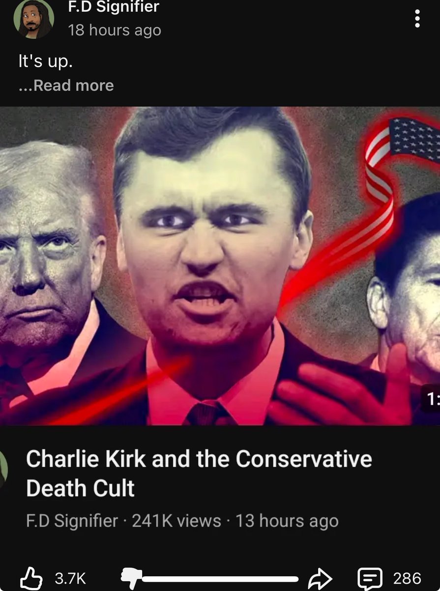 A_man_of_words's tweet image. The weird shit YT recommends to me sometimes

Like what?

And apparently it’s already taken down lol. But it’s up on Nebula.