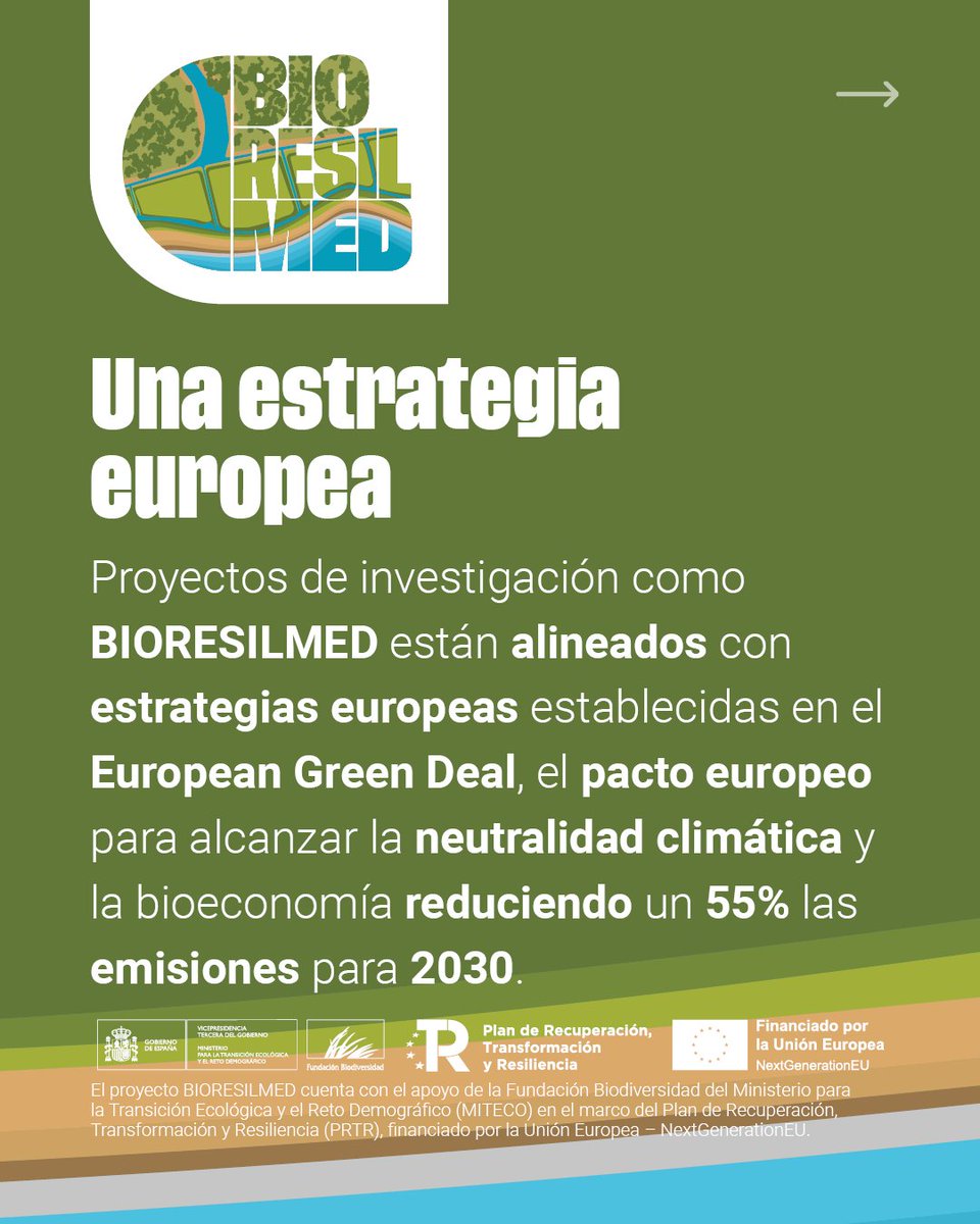 bioresilmed's tweet image. 🟢#BIORESILMED desarrolla soluciones para el cambio climático en el Mediterráneo    

🍃Protege biodiversidad, reduce contaminación y crea créditos de carbono para cultivos mediterráneos.   Innovación para una bioeconomía sostenible

👉bioresilmed.es