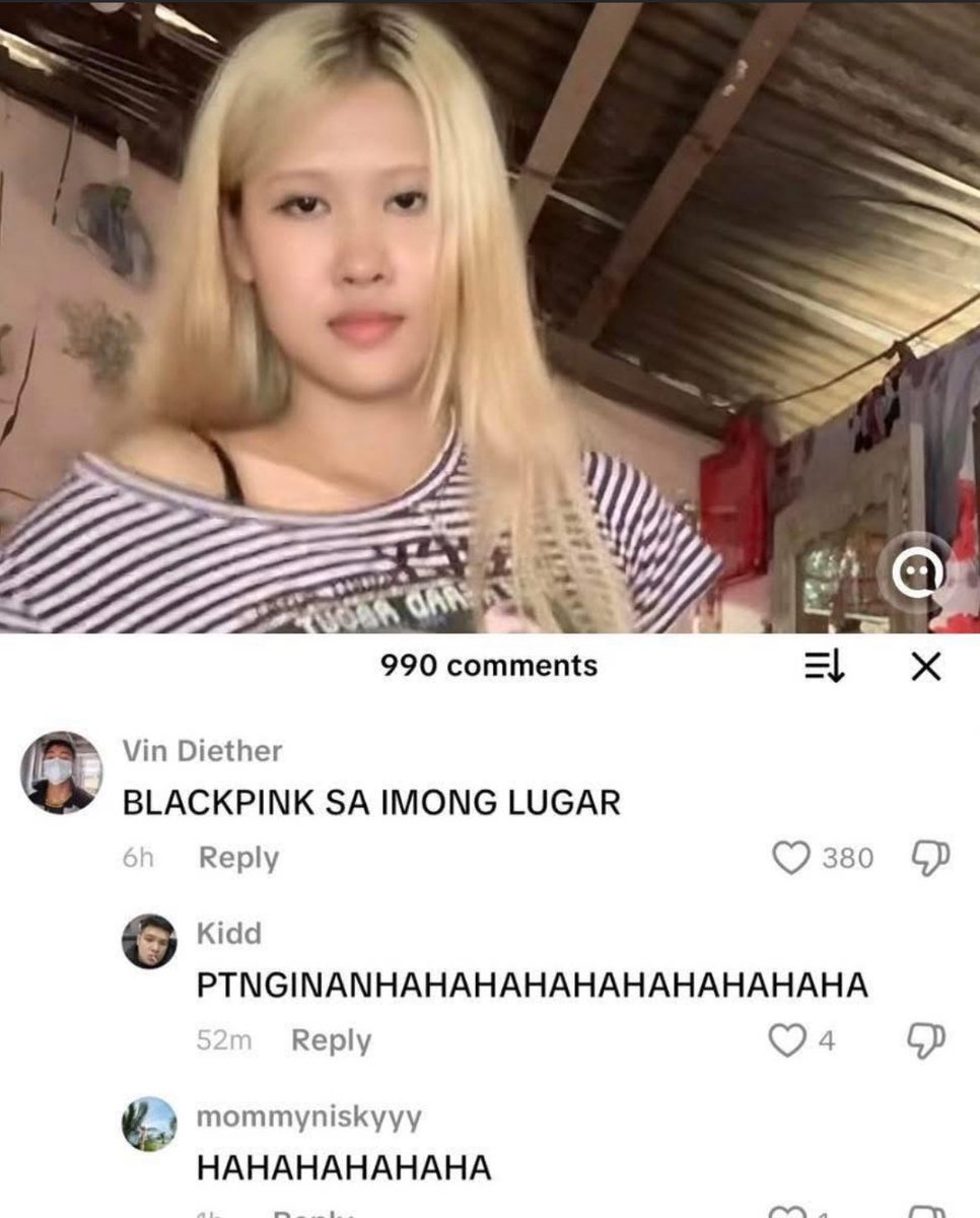 HazyBazyy's tweet image. Si Rosá HAHAHAHAHAHAHA ba’t ba gan’to algo ko sa fb, putek. 😭😂