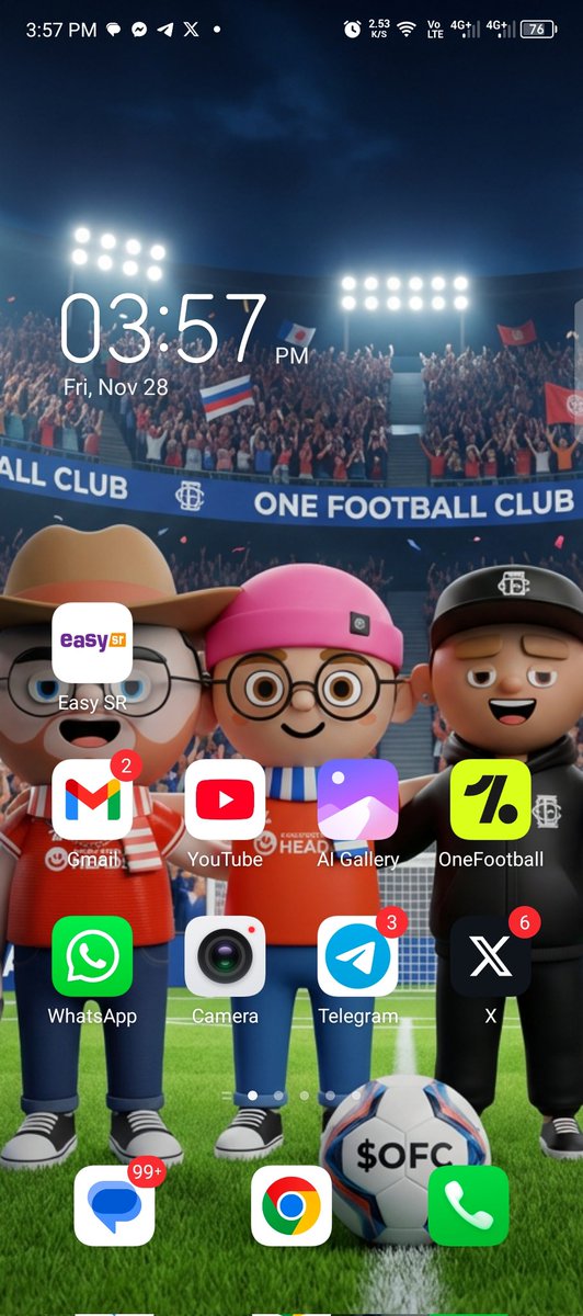 Ismail_xyz's tweet image. Captain @chokmahxbt
📱My phone wallpaper is now $OFC
💝That’s what happens when you truly love football.
📢 @OneFootball fans, share your football wallpapers in the comments ⬇️
@ofc_the_club
@dnns_eth
#OFC #OneFootball #Football #OneFootballClub #Wallpapers #OFCLOVE #Web3News