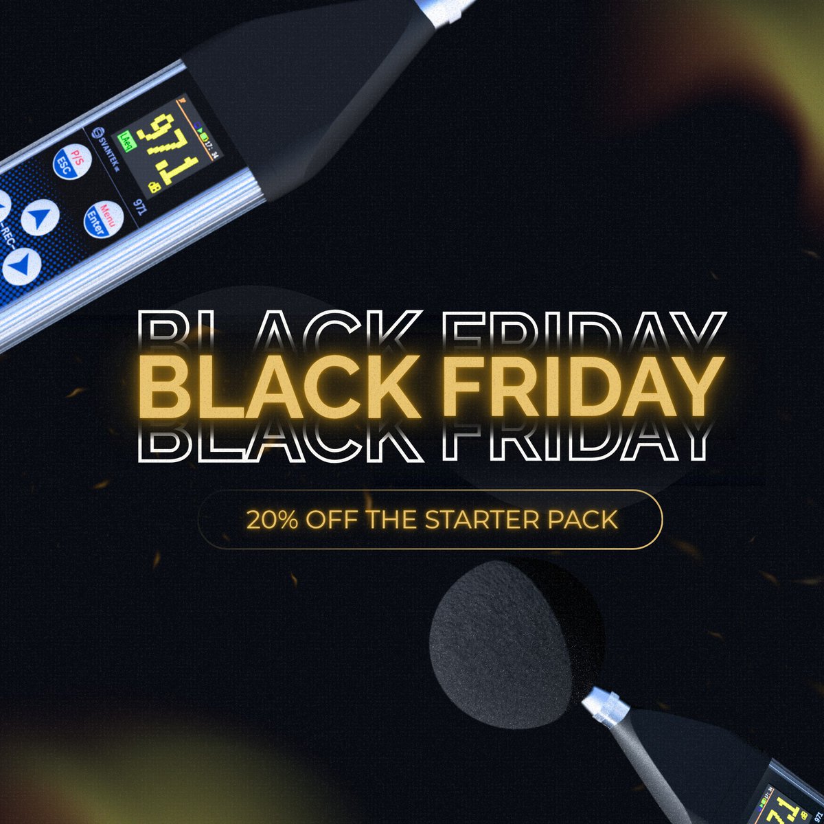 ⚫ LAST CHANCE 🟡

Our 20% off deal is ending soon!

Don't miss out on the SV 971A starter pack.

🔎 Find out more here - bit.ly/3JLeLGR