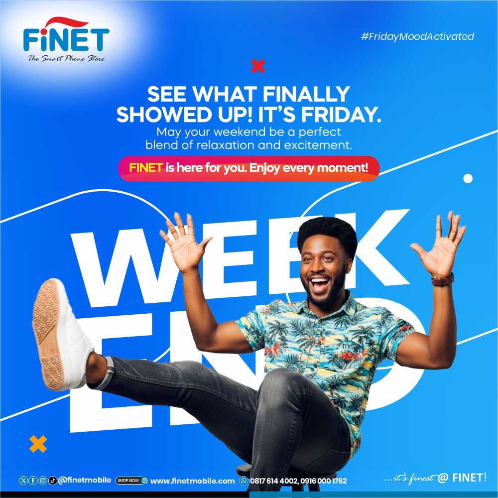 FinetMobile's tweet image. FRIDAY RELAXATION MODE
Kick off the weekend the right way!
Relax, refresh, and recharge with FINET, you’ve earned it.
Let the Friday feeling take over. 😌

#FinetFridayVibes #WeekendLoading #StayRefreshed