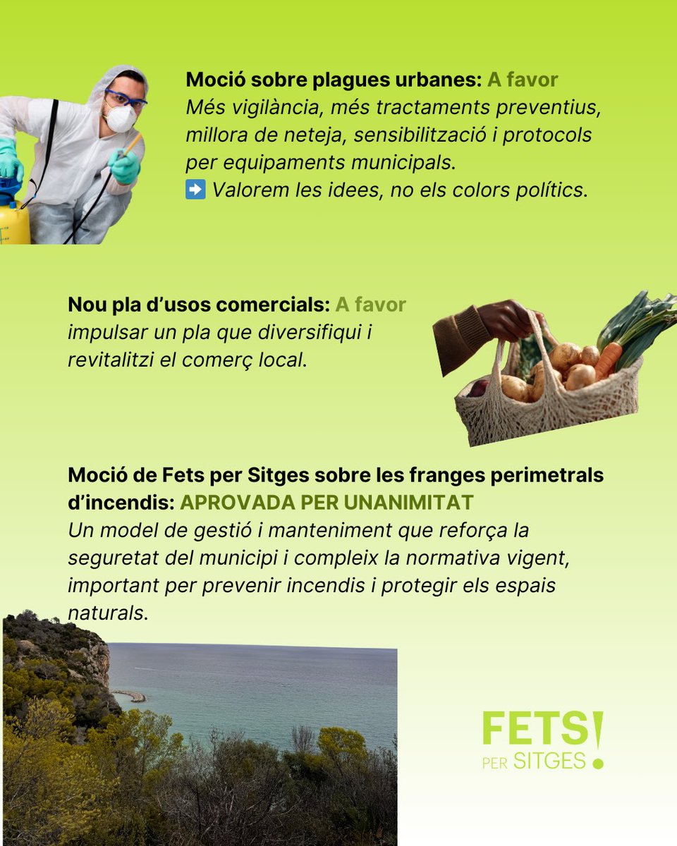 A <a href="/fetspersitges/">FetsperSitges</a>  continuem treballant amb rigor i responsabilitat per fer una política útil, constructiva i centrada en les necessitats reals del municipi. 

Us expliquem punt per punt els temes tractats al ple de novembre i la nostra posició.
