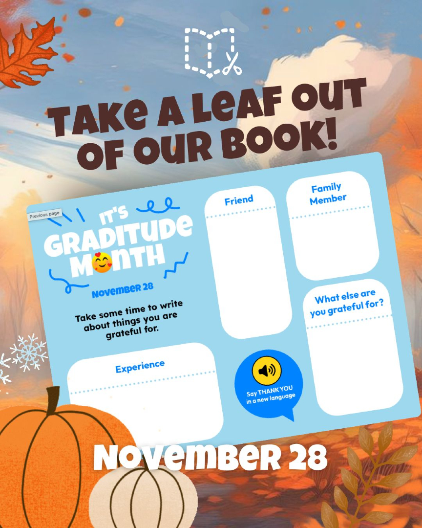 BookCreatorApp's tweet image. It&apos;s National Gratitude Month!

Take some time to write about things you&apos;re grateful for, or say &apos;thank you&apos; in a new language!

🙏 Remix it now—hubs.ly/Q03PlJBW0