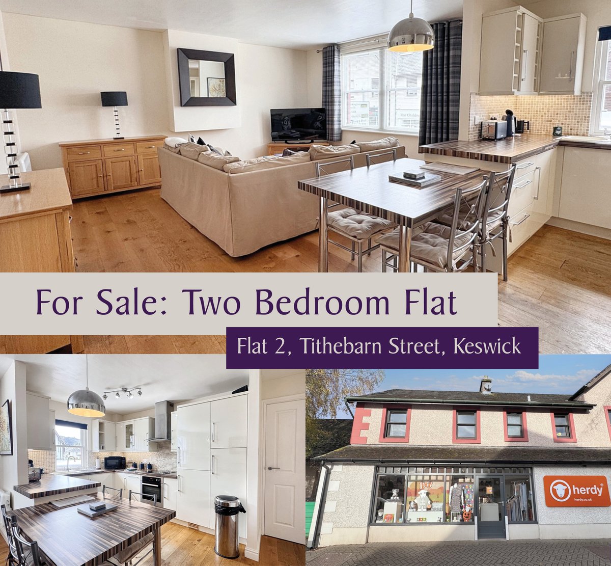 🏡 FOR SALE: Two bedroom first floor flat located in the heart of Keswick🏡

Flat 2, Tithebarn Street, Keswick

Must be viewed internally

Guide Price - £282,500

🔗 loom.ly/Sg_sfLQ

✉️ j.metcalf@edwin-thompson.co.uk
📞 017687 72988