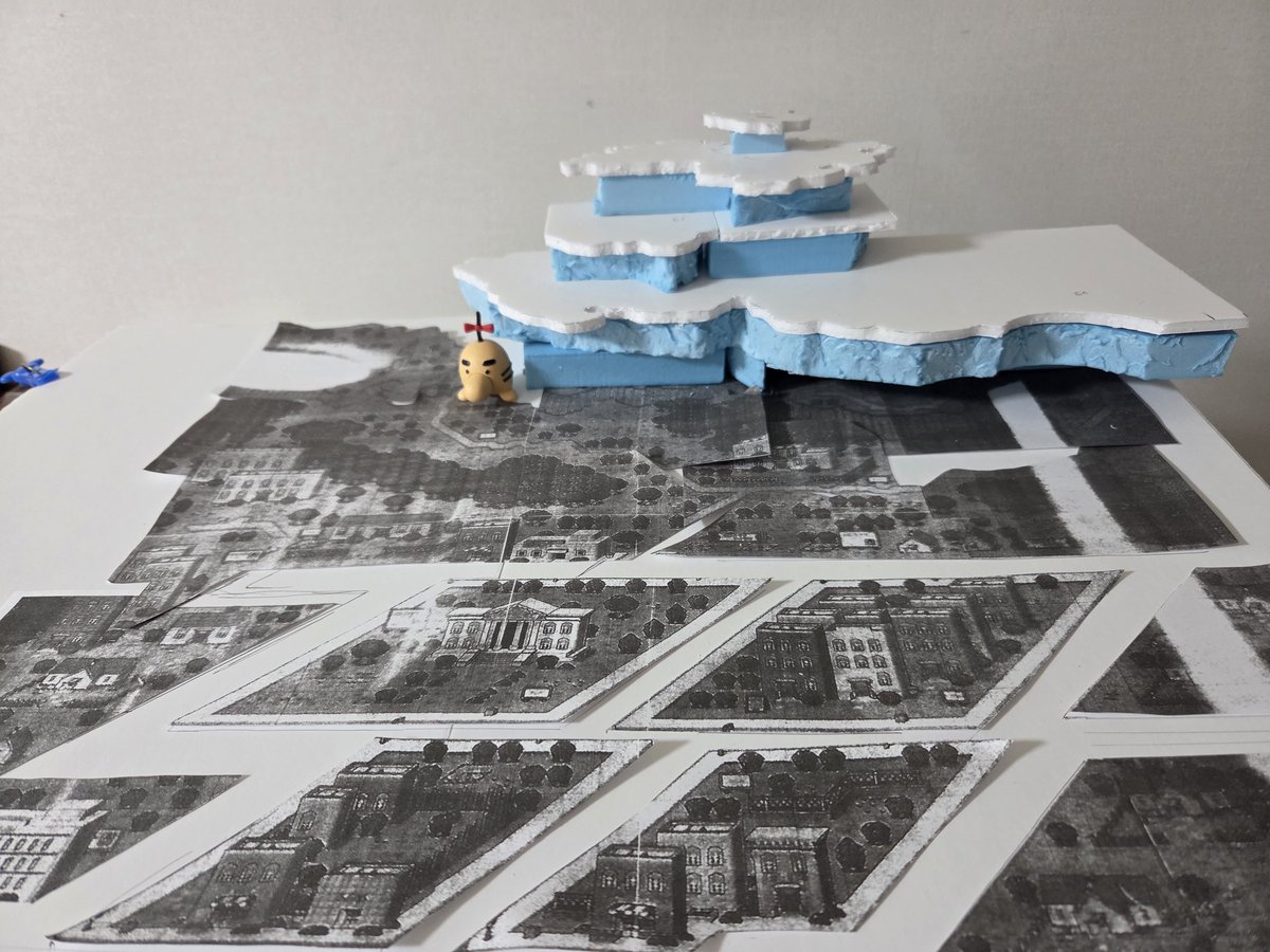 オネットジオラマ計画4
裏山から作り始めました！
まだ建物や道路はどうやって作るか閃いていないので、山に全力をそそぎます😆
#オネットジオラマ