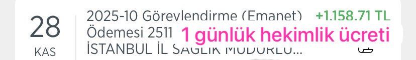 Hekime 1 günlük ödenen ücret 
Ülkemizde hekimliğin geldiği nokta 
<a href="/saglikbakanligi/">T.C. Sağlık Bakanlığı</a> <a href="/nowhaber/">NOW HABER</a> <a href="/ismgovtr/">İstanbul İl Sağlık Müdürlüğü</a>