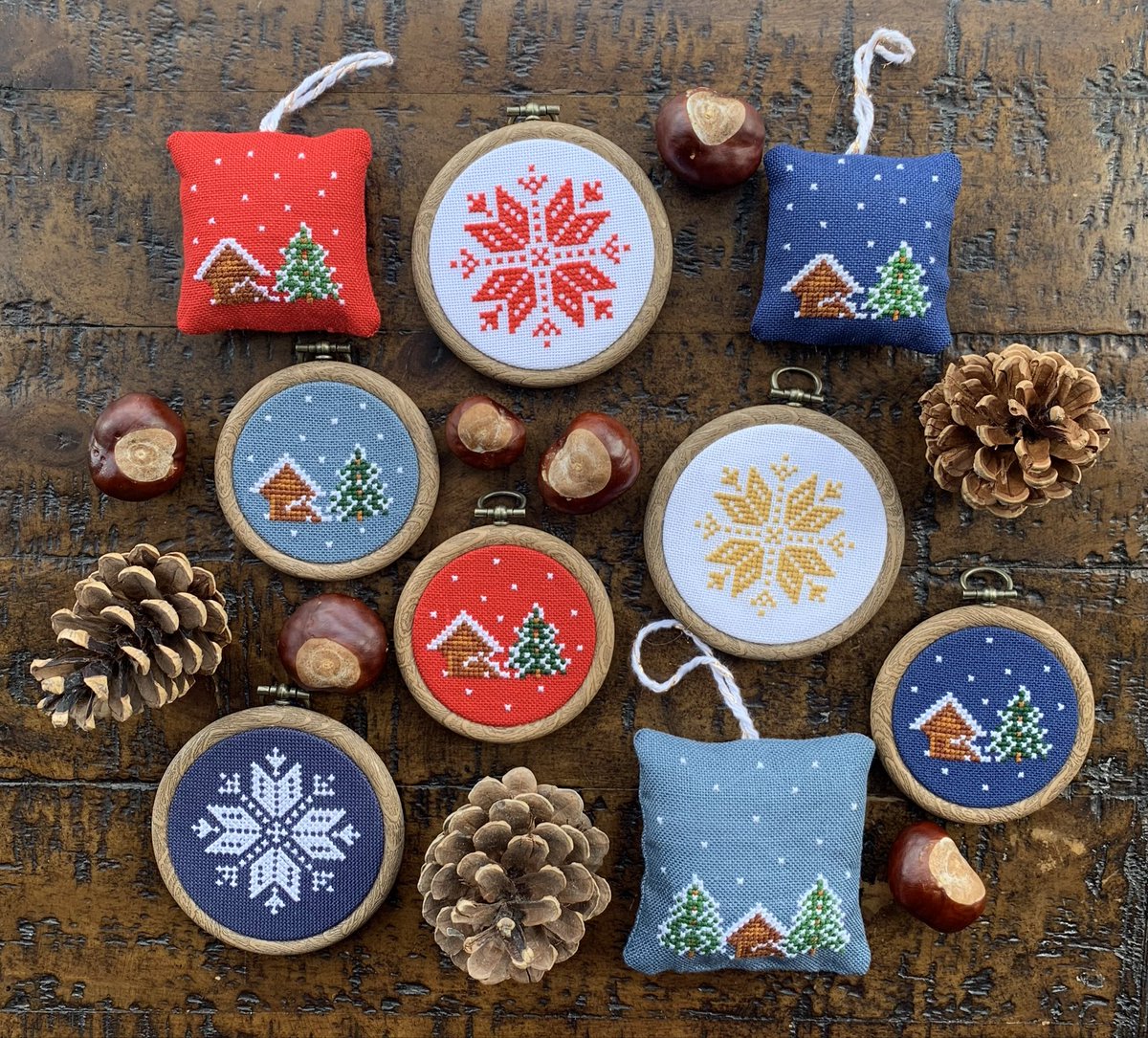 25% off Christmas decorations in my etsy shop snowbirdartworks.etsy.com/listing/436982…