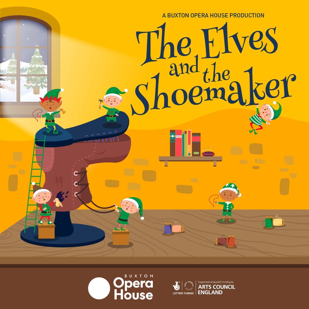 🎄 Enjoy the magic of theatre this festive season with The Elves and the Shoemaker at the Pavilion Arts Centre in Buxton - perfect for ages 3+! Running Sat 13 – Tue 23 Dec. Book now!  
🎟️ buxtonoperahouse.org.uk/events/the-elv…

#Buxton #Derbyshire #Festive #Theatre #DerbyDaysOut