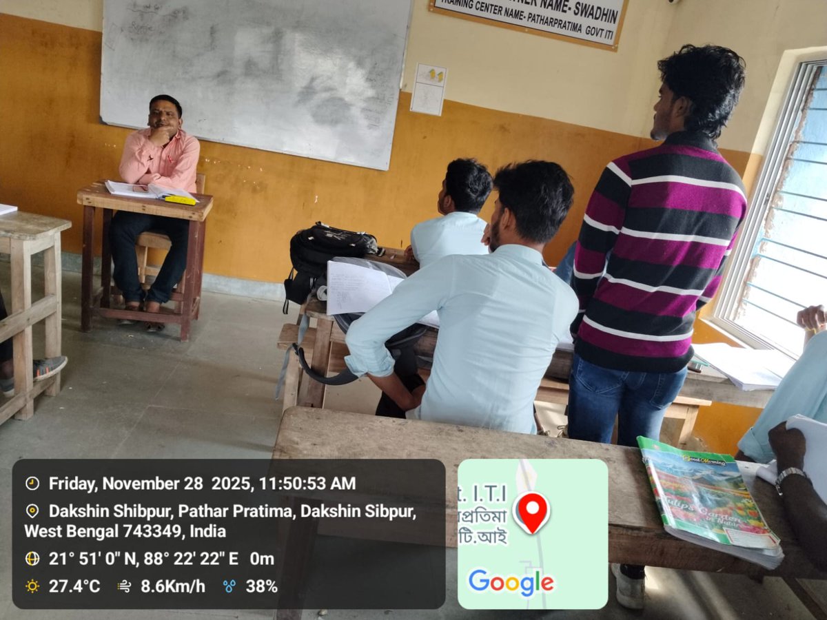 GPatharpratima's tweet image. Shaping tomorrow’s skilled professionals — right here at Patharpratima Government ITI!
With quality training, strong discipline, and industry-driven learning, we empower every trainee to step confidently toward a successful career.
Learn with purpose. Grow with skill.