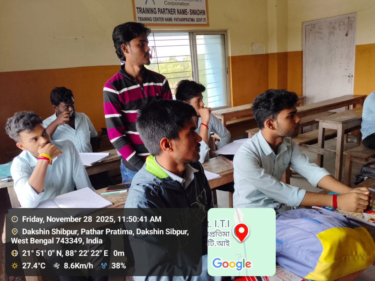 GPatharpratima's tweet image. Shaping tomorrow’s skilled professionals — right here at Patharpratima Government ITI!
With quality training, strong discipline, and industry-driven learning, we empower every trainee to step confidently toward a successful career.
Learn with purpose. Grow with skill.
