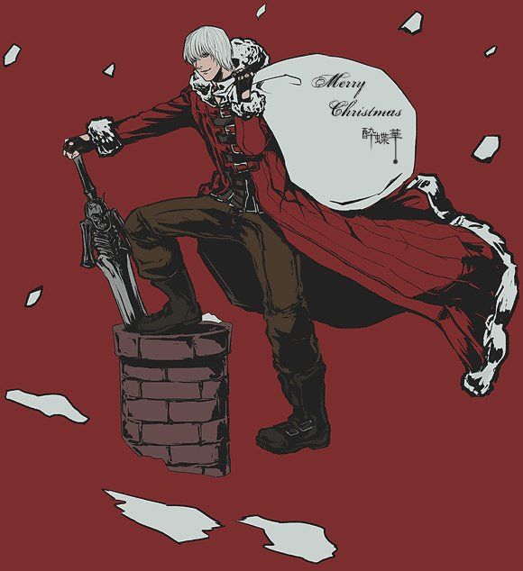 "Welp, Thanksgiving is officially over... Time to do the Jolly red man a solid and get these gifts delivered!"

The half breed said with a grin. Holding a massive bag of gifts to deliver across the globe 

#lewdrp #openrp #rp #devilmaycry #nsfw #nsfwrp #opendms