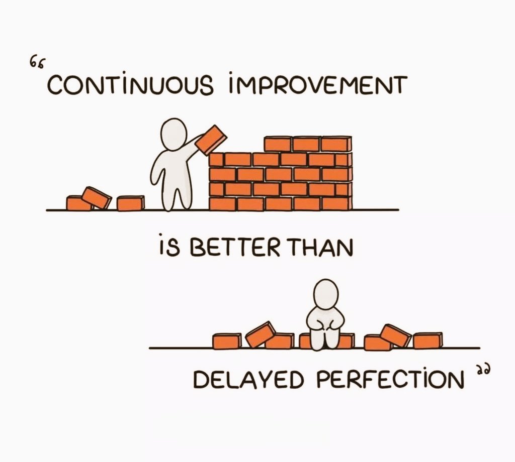 BetterYouSkills's tweet image. CONTINOUS IMPROVEMENT  is better than Delayed Perfection. 

💠 SMALL STEPS forward today build big SUCCESS tomorrow. 

💠 PROGRESS always wins over Perfection. 💪

#ThinkBIGSundayWithMarsha
#GrowthMindset #Progress
