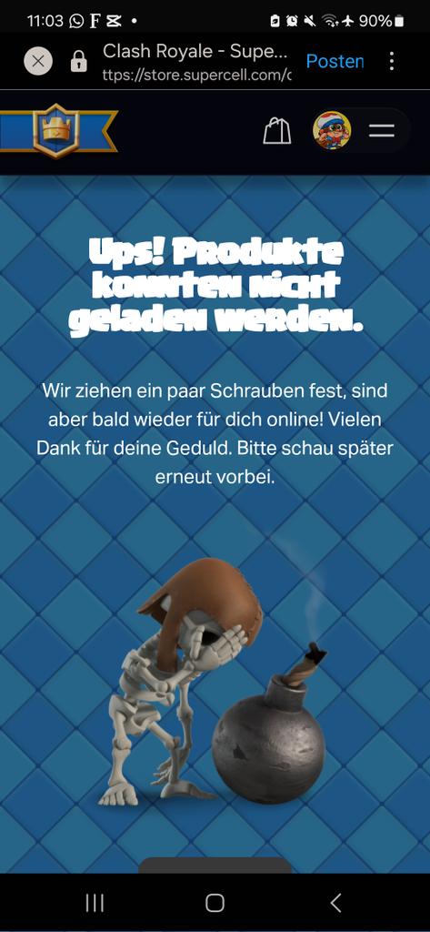 GeileYt's tweet photo. @ClashRoyale Pleeease fix this https://t.co/6Qv2HNZUZi