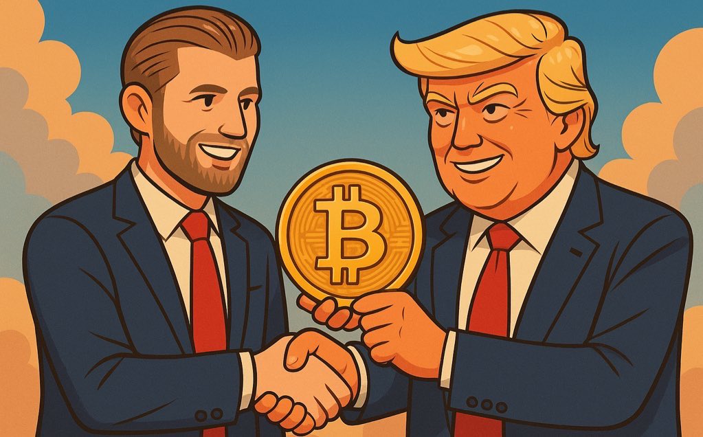BREAKING: 🇺🇸 Eric Trump says “President Trump is a Bitcoin maxi”