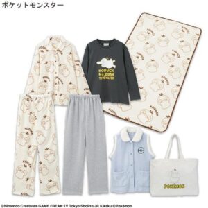 アベイル福袋2026『ポケモン』コラボ！ルームウェア、ガウン、Tシャツ