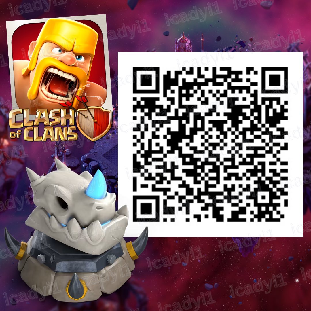 امسحوا الباركود او اضغطوا على الرابط الخاص بهدية كلاش اوف كلانس:
store.supercell.com/clashofclans?v…
#BlackFriday #GiftedBySupercell  #ClashOfClans
#كلاش_اوف_كلانس
