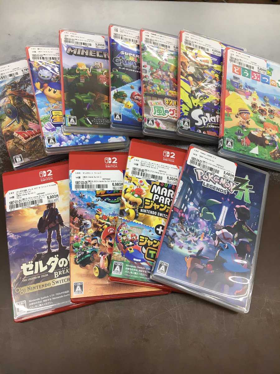 マリオカートワールドやポケモンZAなど人気のSwitch・Switch2ソフトを