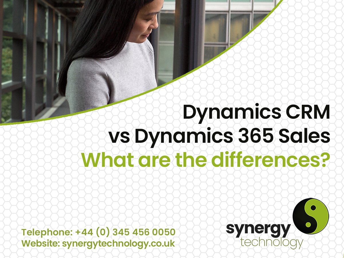 SynergyTechUK's tweet image. Dynamics CRM vs Dynamics 365 Sales: What are the differences? We take a look here: bit.ly/4cLvmEv 

#DynamicsCRM #Dynamics365Sales #BusinessSolutions #DigitalTransformation