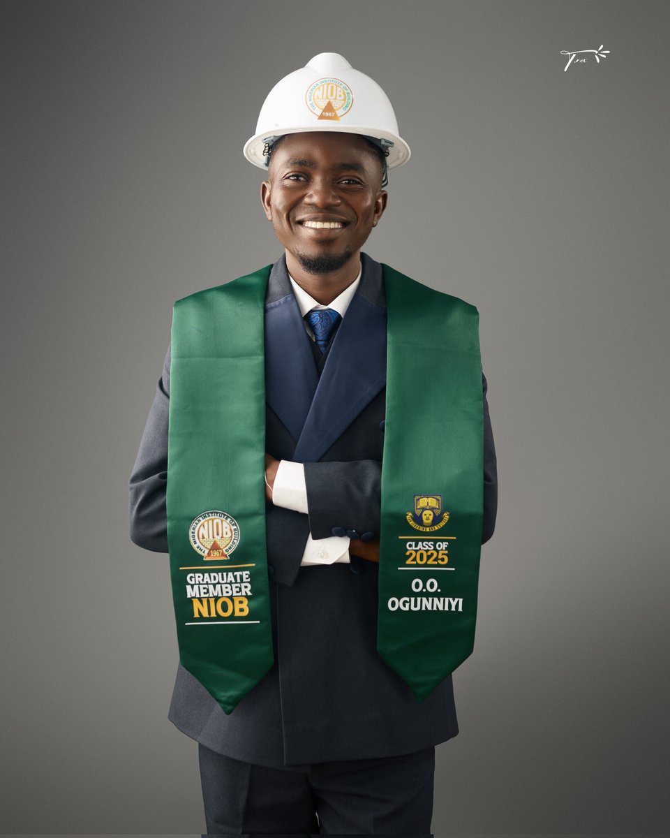 Meet Ogunniyi Olabisi, the Best Graduating Student of the Building Department, Class of 2024, Obafemi Awolowo University! 🎉