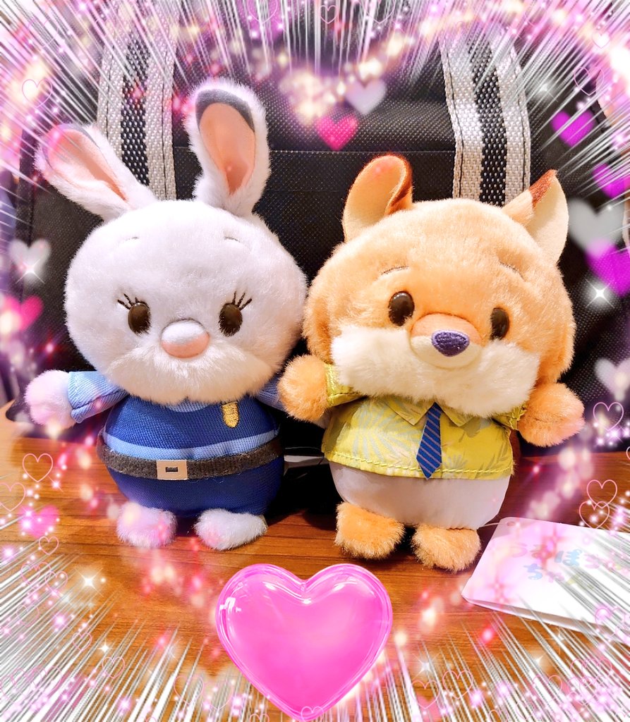 ˊᗜˋ*)⸝❣️ ずっと待ってたジュディ＆ニックのうるぽちゃちゃん
