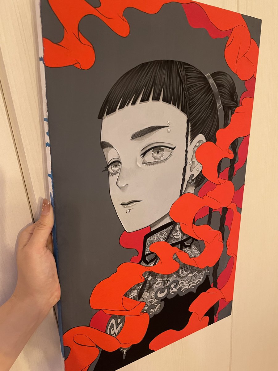 ベロニカ都登 イラスト 原画 水彩画 少年 ベロニカ都登 / velonyca