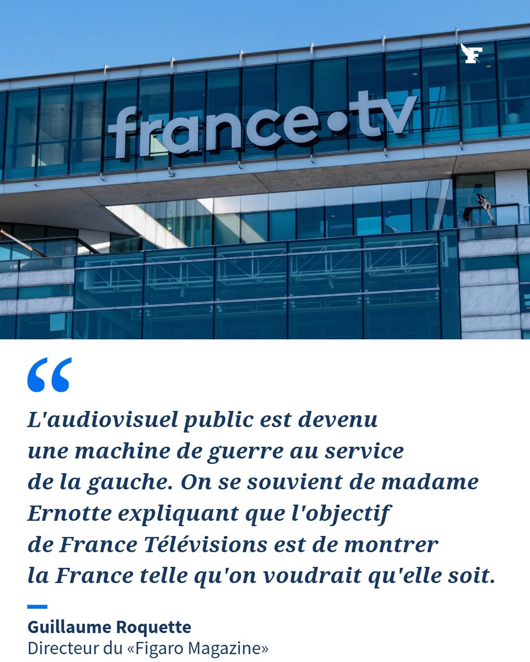 Guillaume Roquette, directeur du «Figaro Magazine», était l'invité de Timothée Dhellemmes dans «Points de Vue». →