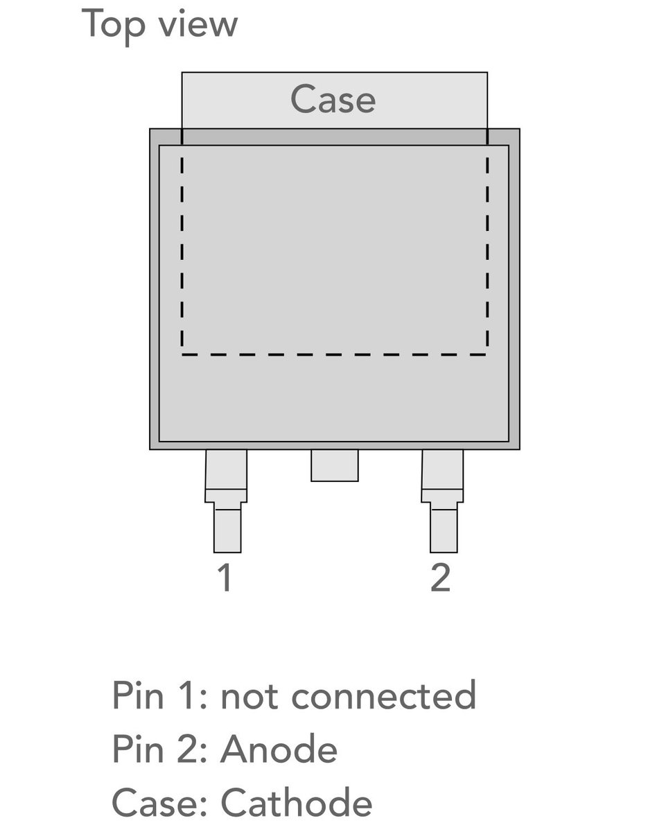 ElecNotes's tweet image. CSD01060E SiC Schottky Diode

The CSD01060E is a 600V 1A silicon carbide Schottky diode in a TO252 package.

The diode is a surface mount device and this makes it ideal for incorporation into many small high voltage circuit designs.

With all the advantages of silicon carbide…