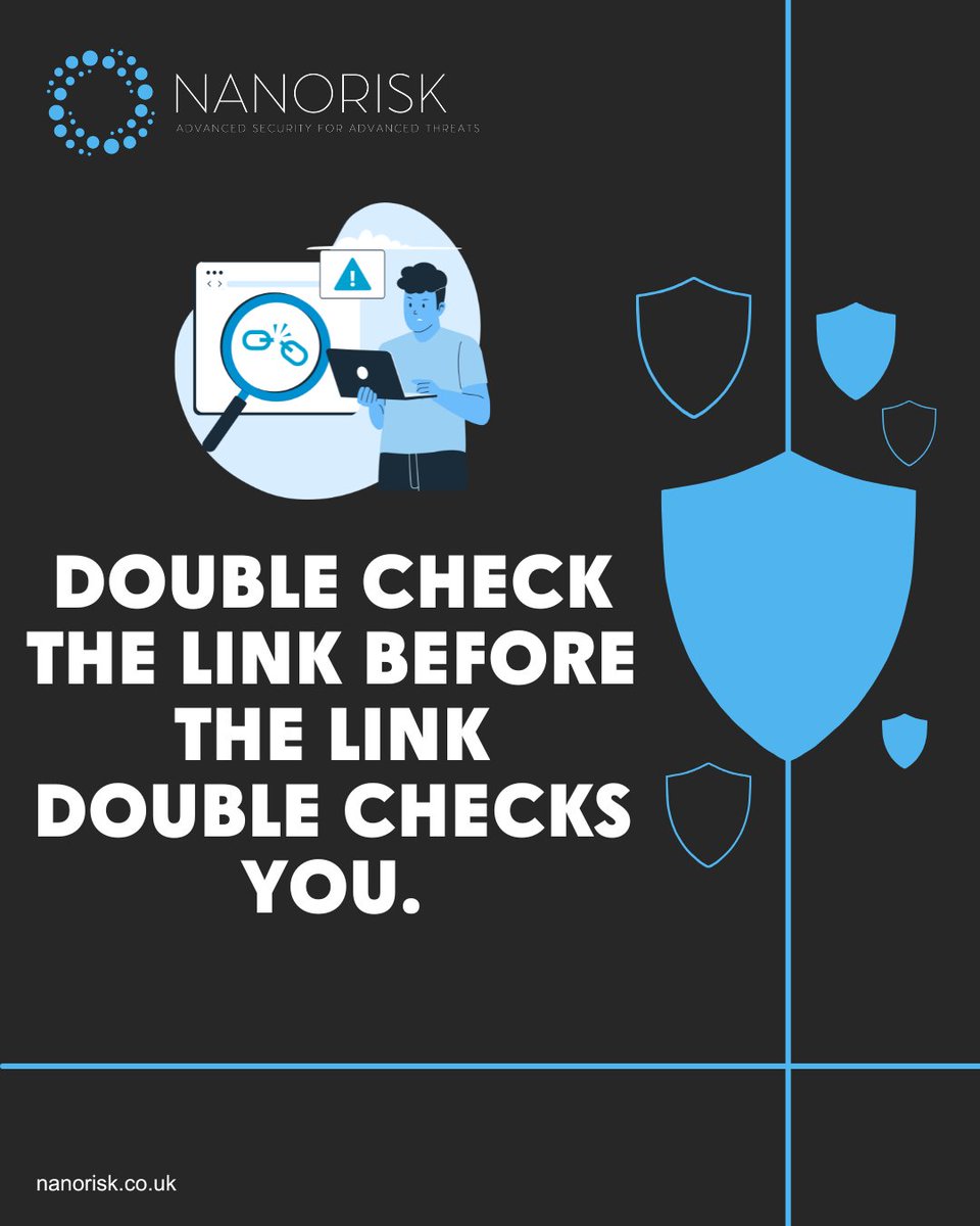 0xNanorisk's tweet image. Links are like strangers offering sweets: technically intriguing, usually suspicious, and absolutely not worth clicking without a quick inspection.

Hover, verify, and when in doubt, throw it out. Your inbox will survive.

#nanorisk #cybersecurity #securitytips