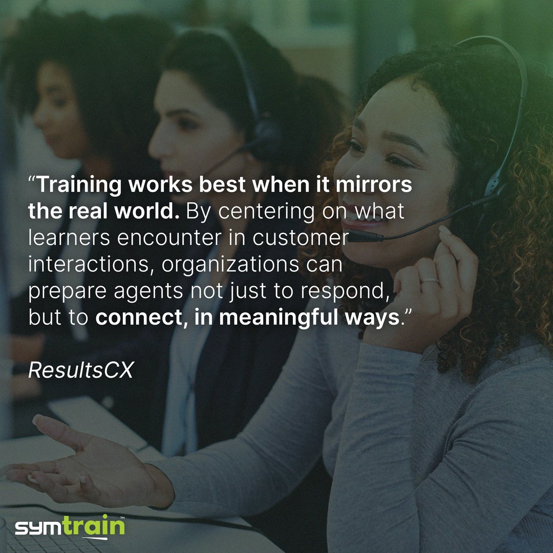 symtrain's tweet image. ResultsCX transformed their training by using AI-powered simulations and the impact was immediate:
13% higher CSAT
15% lower AHT
21% drop in attrition

Check it out: hubs.li/Q03W2xXH0

Reduce attrition &amp;amp; build confident agents faster: hubs.li/Q03W2GG10