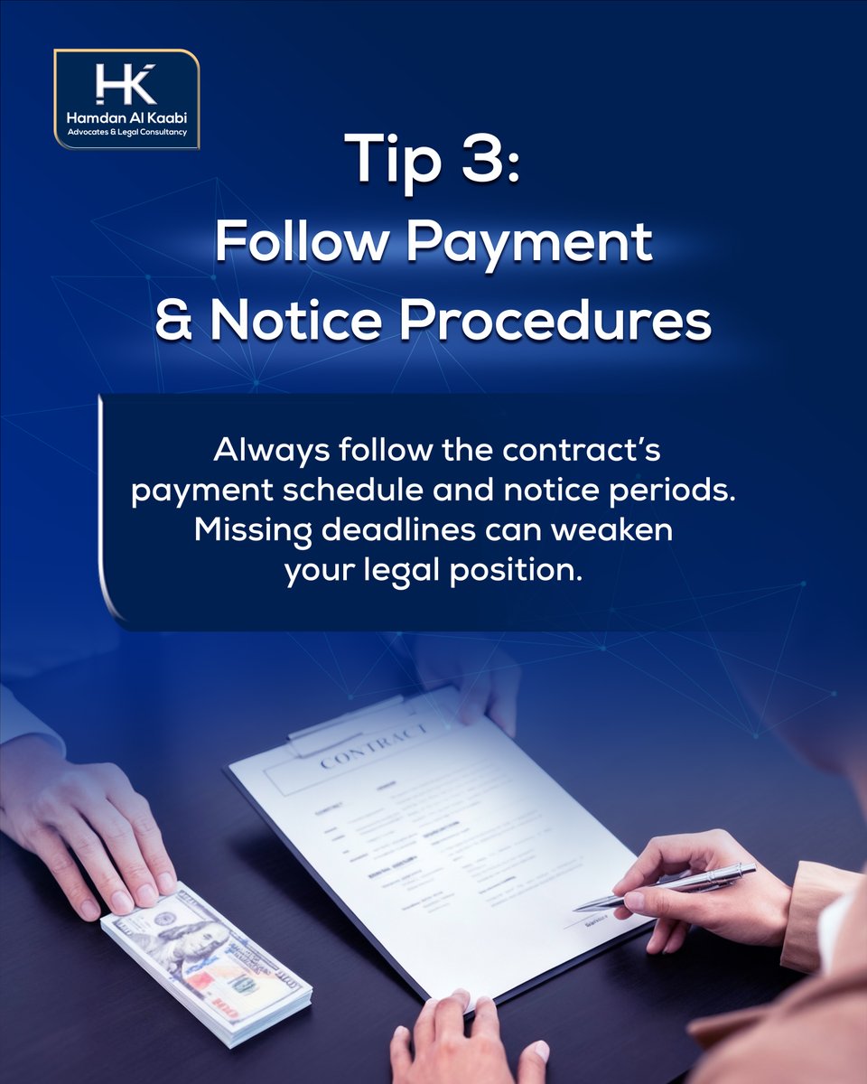 Delays, payment issues, or project changes — most construction disputes can be avoided with the right legal steps.

Protect your project before problems escalate.

📷 +971 2 642 6320 | +971 56 383 1144
📷 Abu Dhabi | Dubai | Al Ain
📷 hkadvocates.com