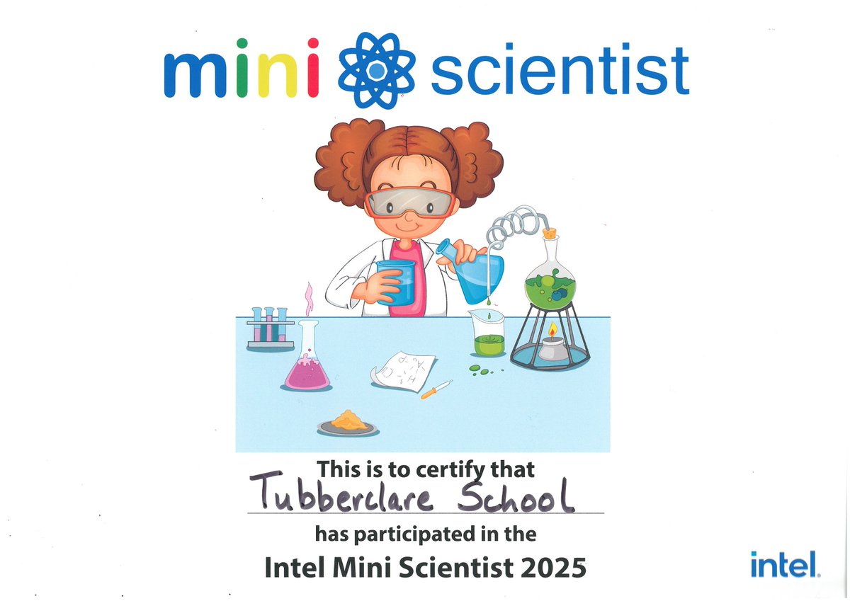 120 pupils from 4th, 5th &amp; 6th took part in <a href="/intel/">Intel</a> Mini Scientist. Super projects on display - well done to everyone! A big thank you to the teachers and our visiting adjudicators <a href="/OidePrimarySTEM/">Oide Primary STEM</a> <a href="/DCUCMS/">DCU Changemaker Schools Network (DCU CSN)</a> <a href="/MichelleMcArdle/">Mrs McArdle</a> <a href="/noeleym/">Noel Mulligan</a> <a href="/TurtleHermit93/">Sean Mooney</a> <a href="/RossMulvihill/">Ross Mulvihill</a>
