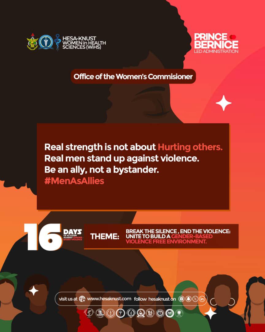 HesaWocom's tweet image. We&apos;re un Day 4 of our Activism against Gender based violence. 
Real strength is not about hurting others but being there for others.
#BeanAlly