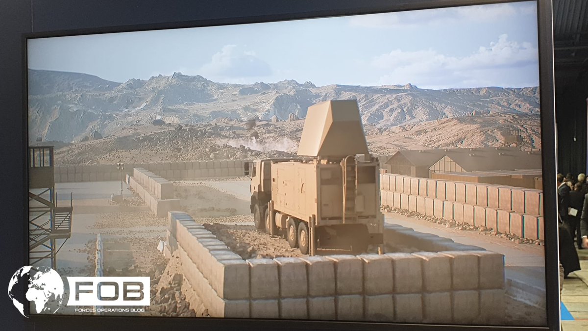 ForcesOperation's tweet image. De l’illustration et rien de plus au vu du calendrier, mais de nouvelles vues d’artiste de ce à quoi pourrait (pourrait) ressembler un laser #SYDERAL opérationnel, ici dans sa version terrestre.

➡️Application C-RAM clairement mise en avant, en plus de la LAD

#FID2025