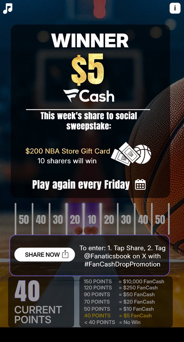 ChadJung's tweet photo. Play the #FanCashDropPromotion today

⁦@FanaticsBook⁩  https://t.co/xQoXzU5l8c https://t.co/d0NWrBPtia