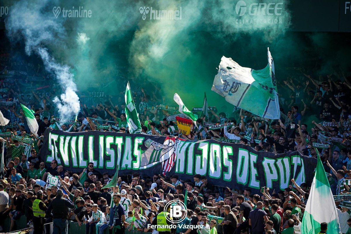 Melodía para nuestros oídos….
Que retumbe la pocilga,
¡SEVILLISTAS HIJOS DE PUTA!